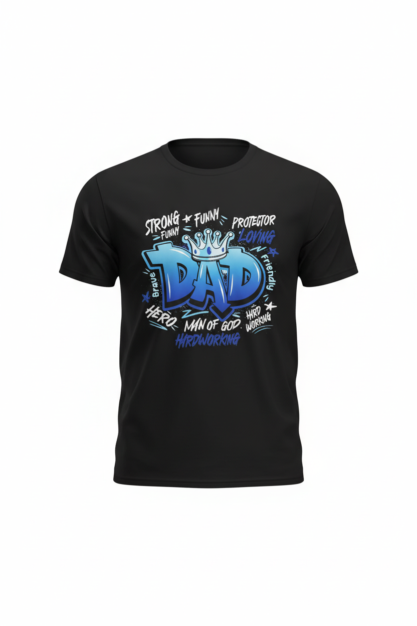 T-Shirt-Dad Blue
